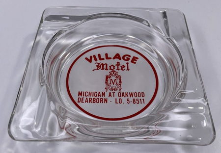 Village Motel (Village Inn of Dearborn) - Ashtray (newer photo)
